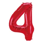 Number 4 foil balloon 34" - Image 6