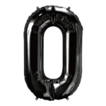 Number 0 foil balloon 34" - Image 2