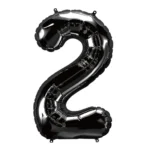 Number 2 foil balloon 34" - Image 2