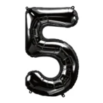 Number 5 foil balloon 34" - Image 2