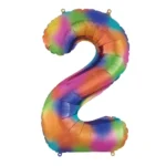 Number 2 foil balloon 34" - Image 5