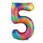 Number 5 foil balloon 34" - Image 5