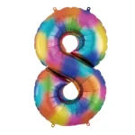 Number 8 foil balloon 34" - Image 5
