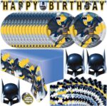 Batman birthday party set for 8 guests