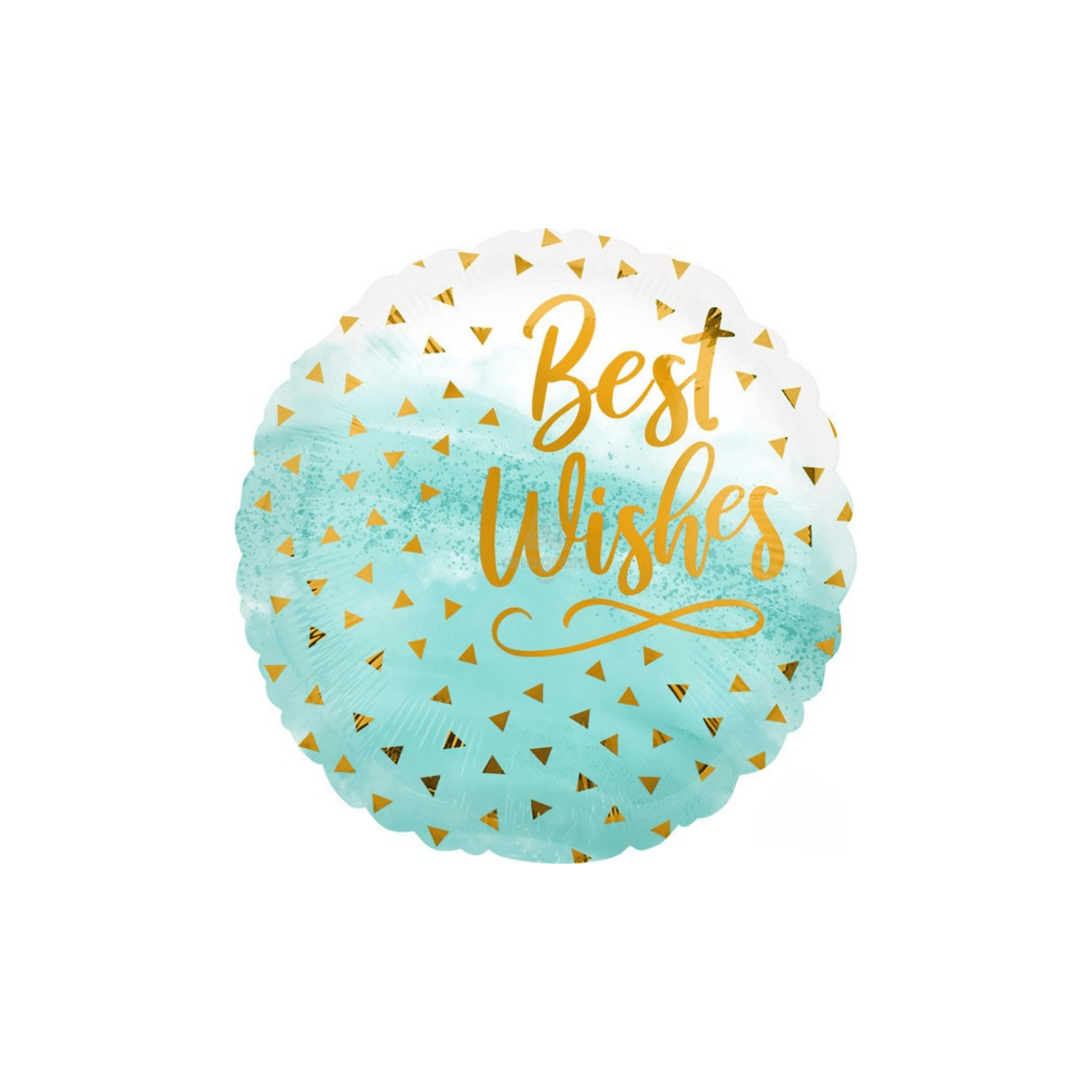 Anagram best wishes foil balloon 18inch-$4.99 Best wishes round foil balloon 18" - Image 1