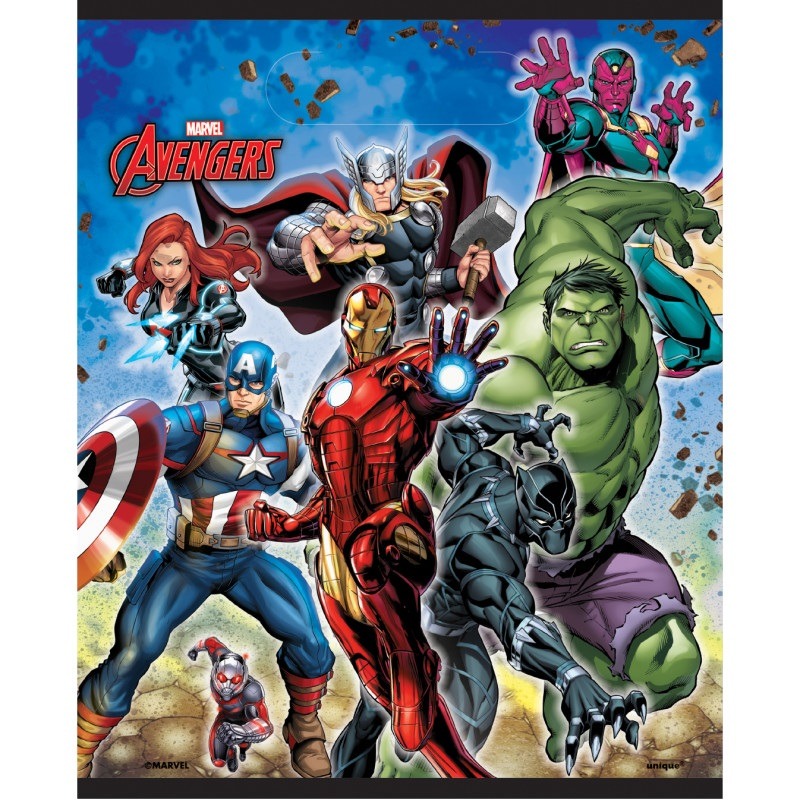 Avengers loot bag 8ct Avengers loot bags - Image 1