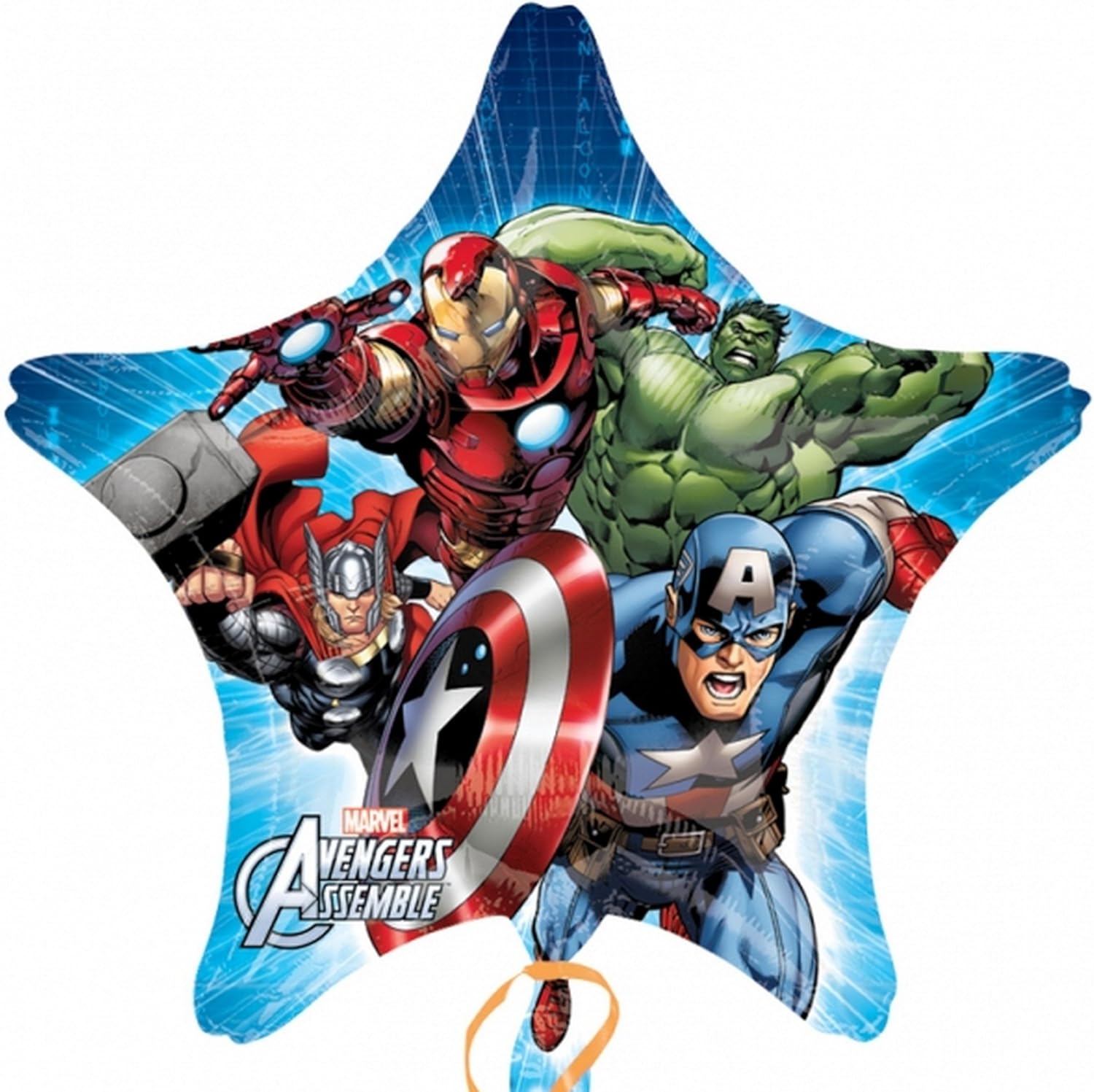 Avengers star foil balloon 32inch Avengers jumbo foil balloon - Image 1