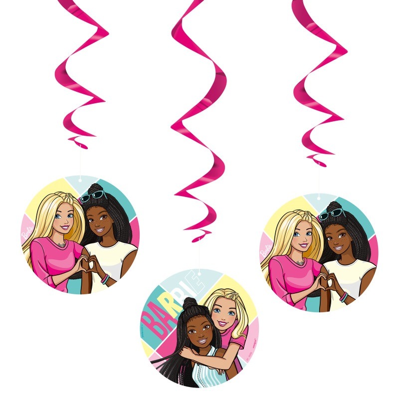 Barbie hanging swirl 3ct-3.29 Barbie hanging swirl 3ct. - Image 1