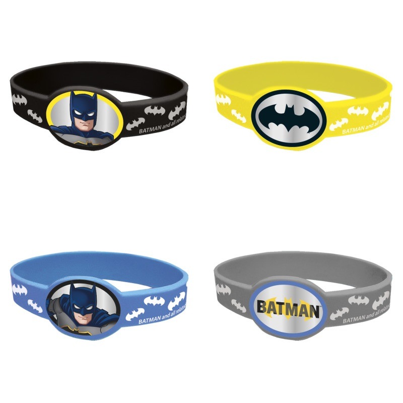 Batman stretch bracelets 4ct Batman bracelets 4ct. - Image 1