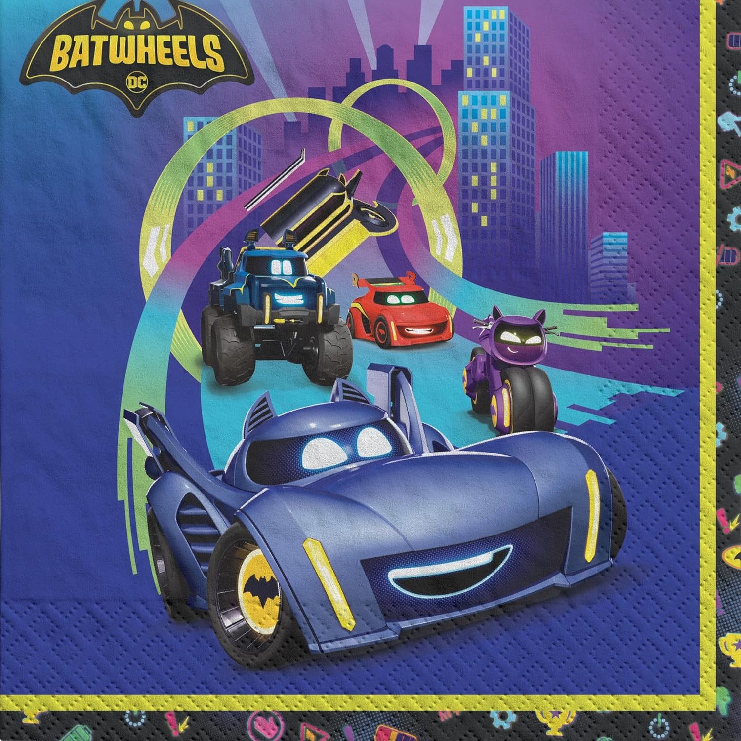 Batwheels big napkins 16ct Bat wheels big napkins - Image 1