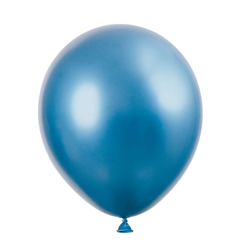 Blue platinum 11inch latex balloon 6ct.- no helium-$4.99 Latex balloon Matt Blue - Image 1