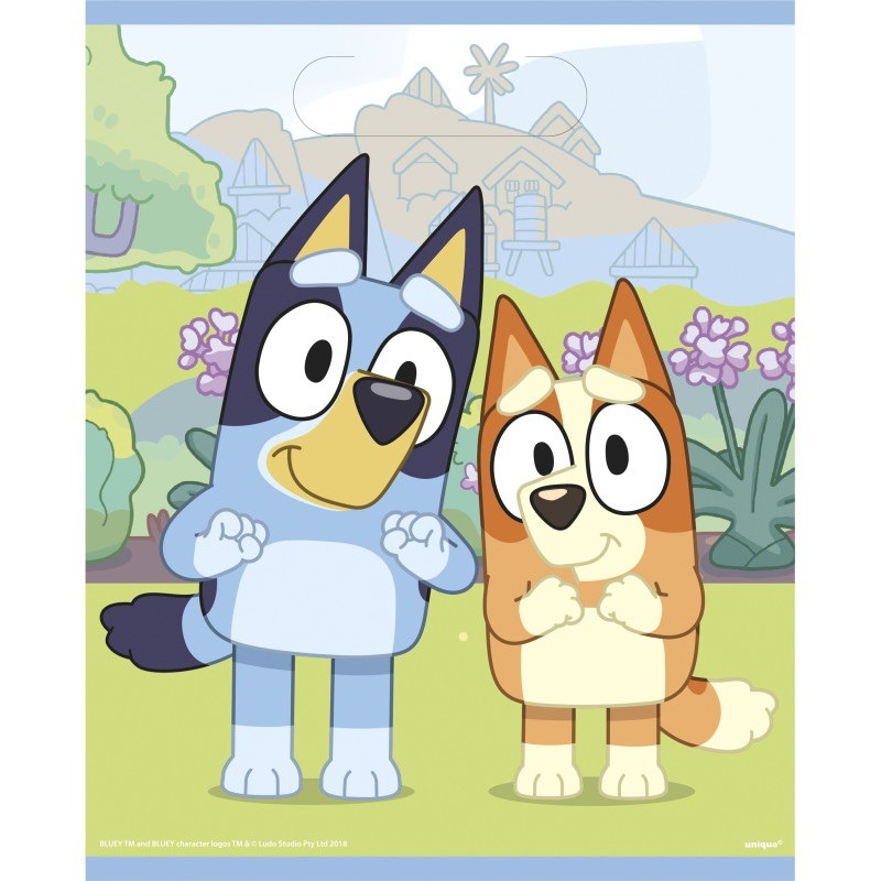 Bluey loot bag 8ct Bley loot bags 8ct. - Image 1