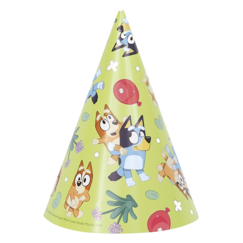 Bluey party hat 8ct. Bluey party hat 8ct. - Image 1