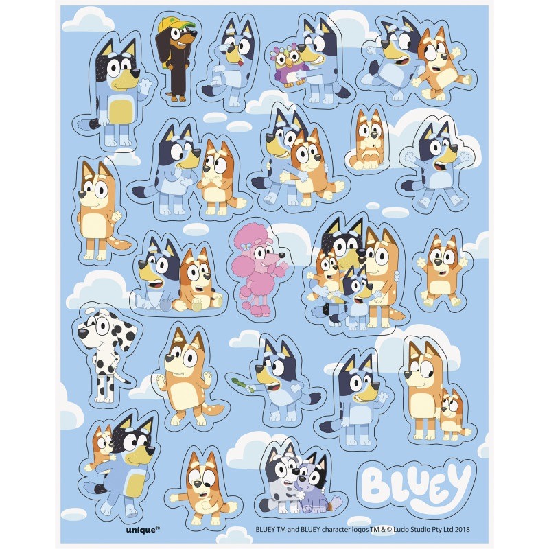Bluey sticker sheet 92ct Bluey sticker sheet 92ct. - Image 1