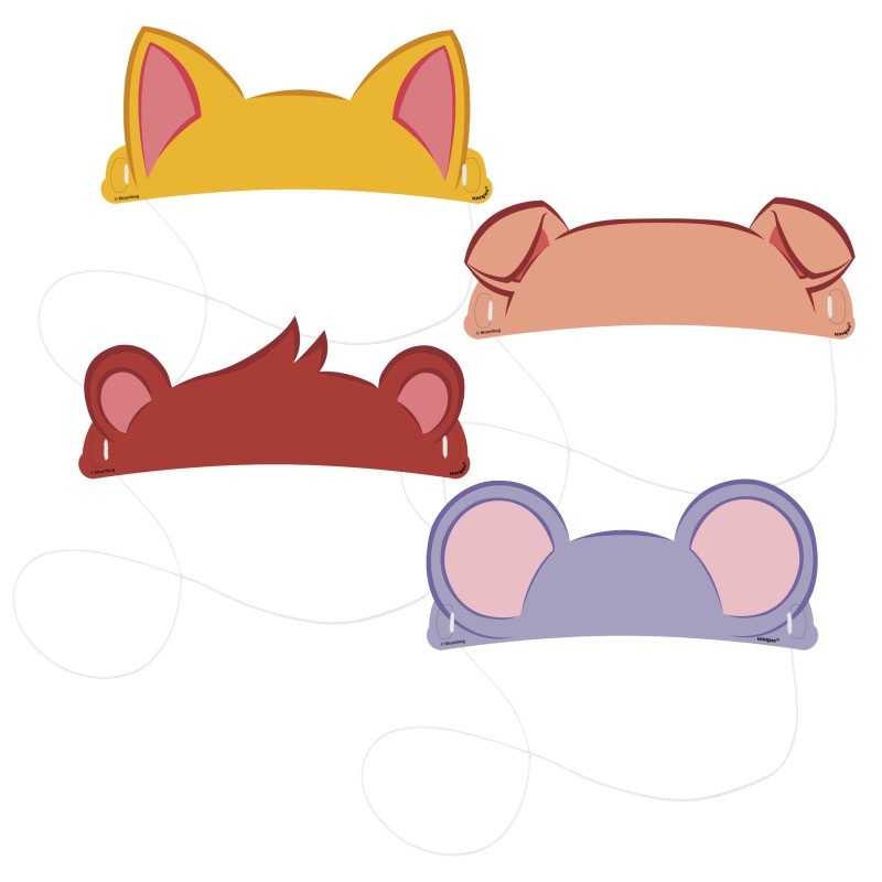 Cocmelon paper headband 4ct Coco melon head band - Image 1