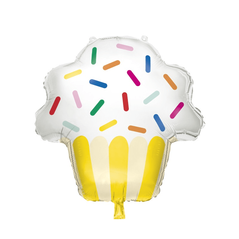 Cupcake giant foil balloon 24 inch-$7.49 Cupcake foil balloon 24" - Image 1