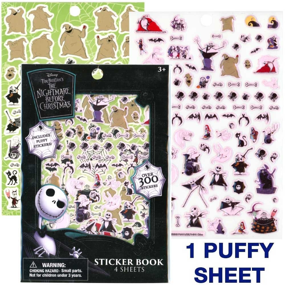 Disney nightmare before christmas stickers 300ct-2.99 Disney nightmare stickers 300ct. - Image 1