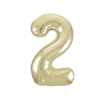 Number 2 foil balloon 34" - Image 3