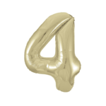 Number 4 foil balloon 34" - Image 3