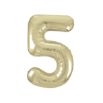 Number 5 foil balloon 34" - Image 3