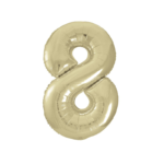 Number 8 foil balloon 34" - Image 3