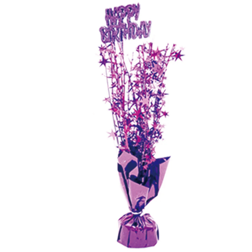 Happy birthday balloon weignt purple Happy birthday balloon weight purple - Image 1