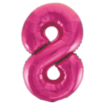 Number 8 foil balloon 34" - Image 4