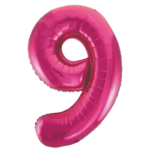 Number 9 foil balloon 34" - Image 4