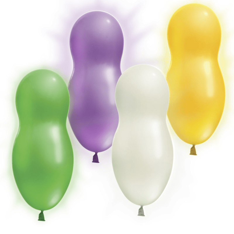 Light up balloons 5ct. 24inch assorted color-no helium-$8.79 Light up balloons - Image 1