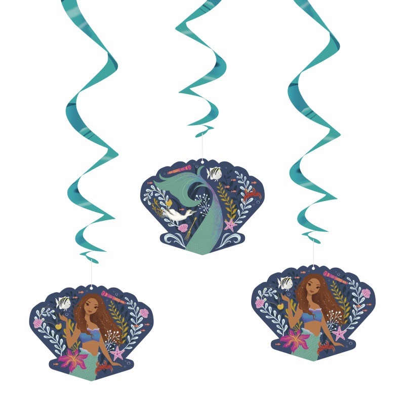 Little mermaid hanging swirl 3ct-3.29 Little mermaid hanging swirl 3ct. - Image 1