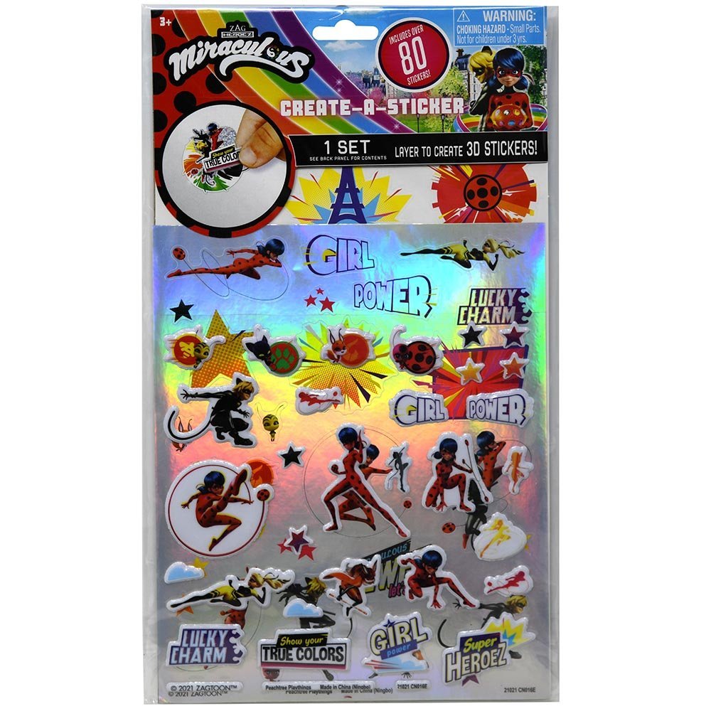 Miraculous stickers 80ct-1.19 Miraculous stickers - Image 1
