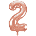 Number 2 foil balloon 34" - Image 7