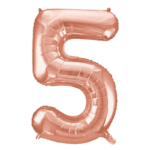 Number 5 foil balloon 34" - Image 7