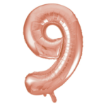 Number 9 foil balloon 34" - Image 7