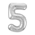 Number 5 foil balloon 34" - Image 8