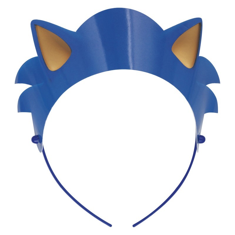 Sonic paper headband 4ct Sonic head band - Image 1