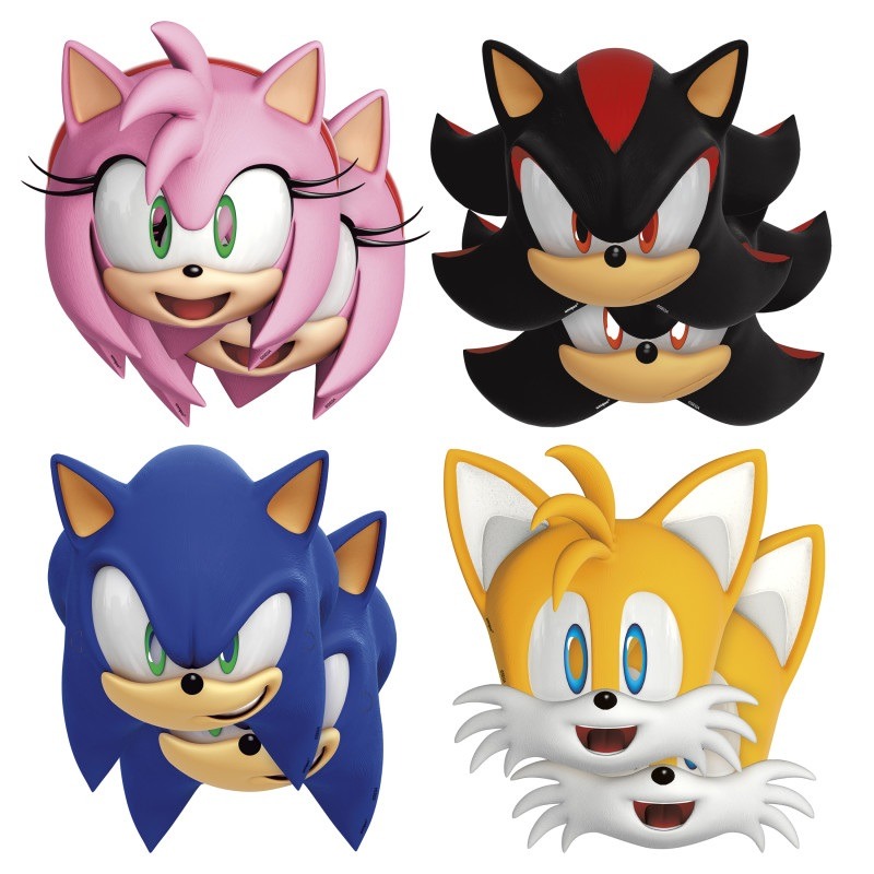 Sonic paper mask 8ct Sonic mask - Image 1