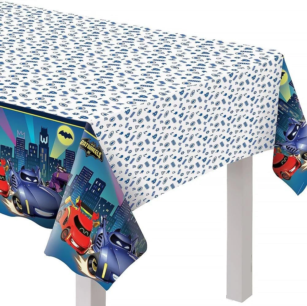 batwheels table cover 54in X 96in Bat wheels table cover - Image 1