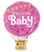 Welcome baby foil balloon 24" - Image 2