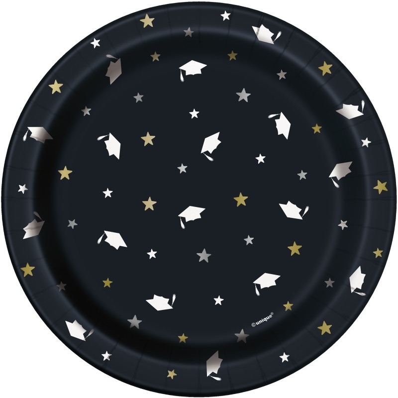 65916168_306 Graduation paper plate - Image 1