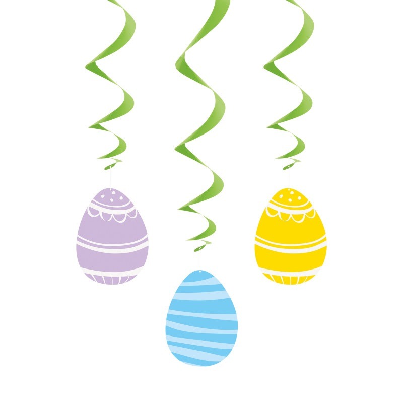 65918148_199 Easter hanging swirl 3ct. - Image 1