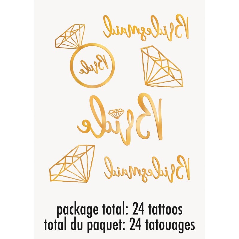 65921525_325 Party tattoos 24ct. - Image 1