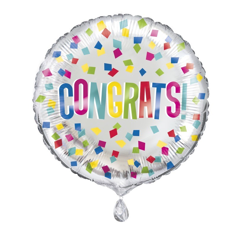 65922909_304 Congrats foil balloon 18' - Image 1