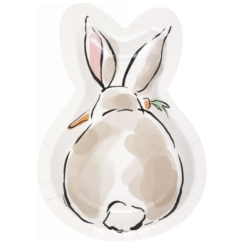 69775527_195 Bunny shaped paper plate - Image 1