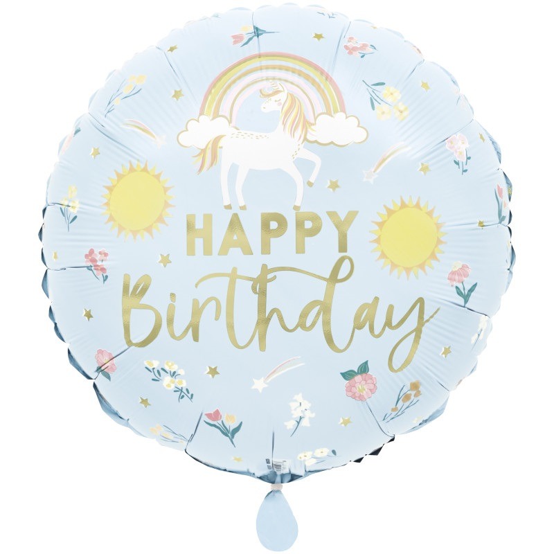 73560564_194 Unicorn foil balloon 18" - Image 1