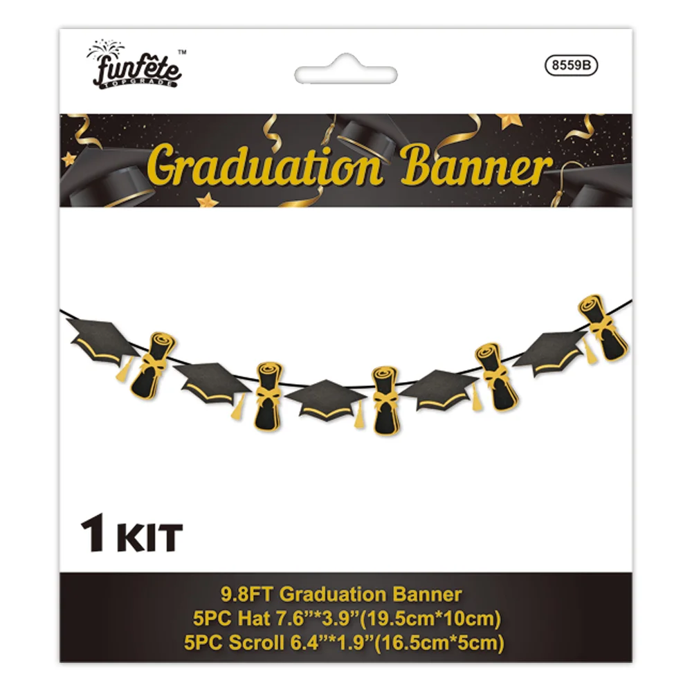 8559b_lg Graduation banner 9.8ft. - Image 1