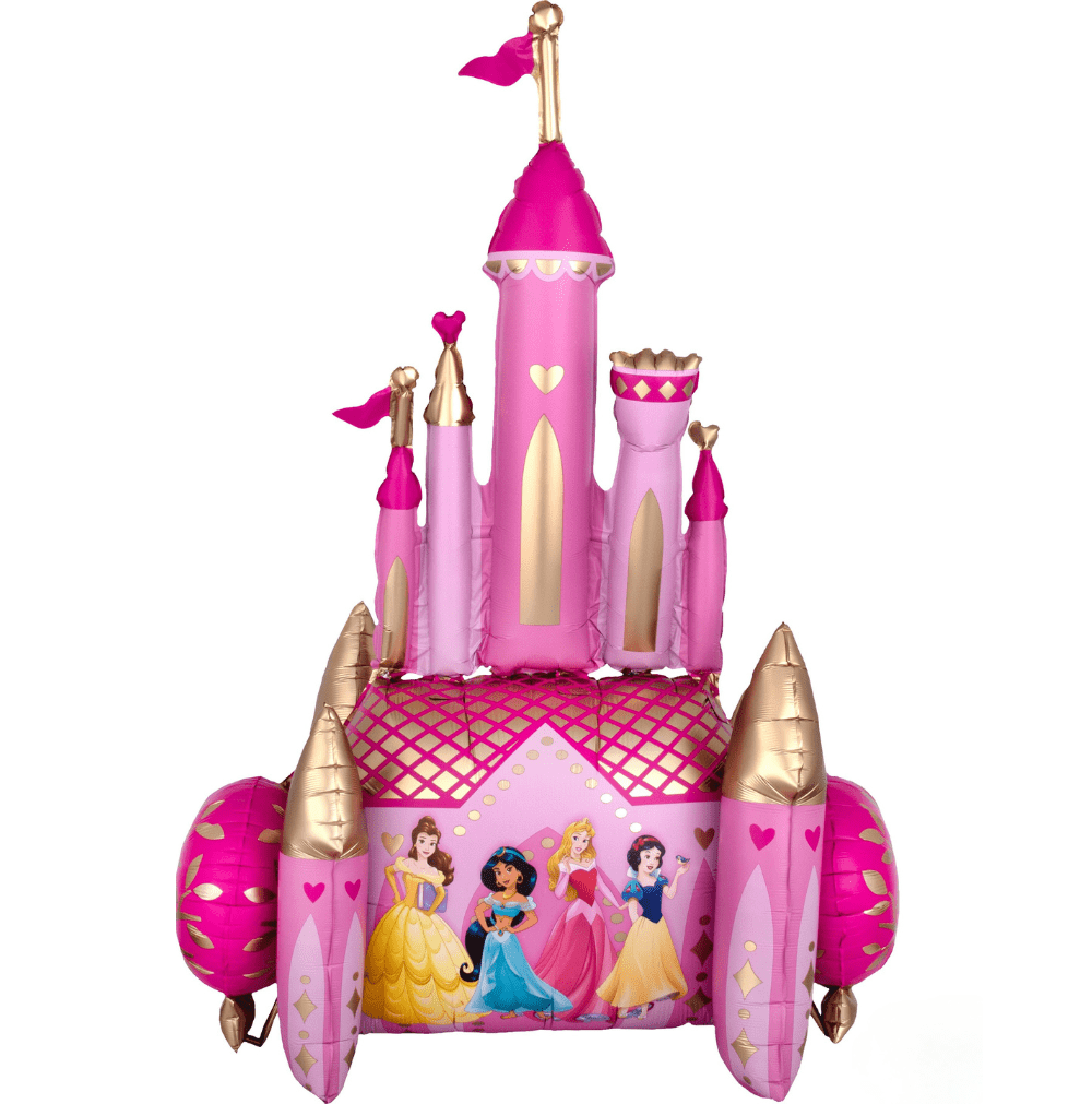 Anagram disney princess foil castle balloon 55inch-30.99 Disney princess castle balloon - Image 1