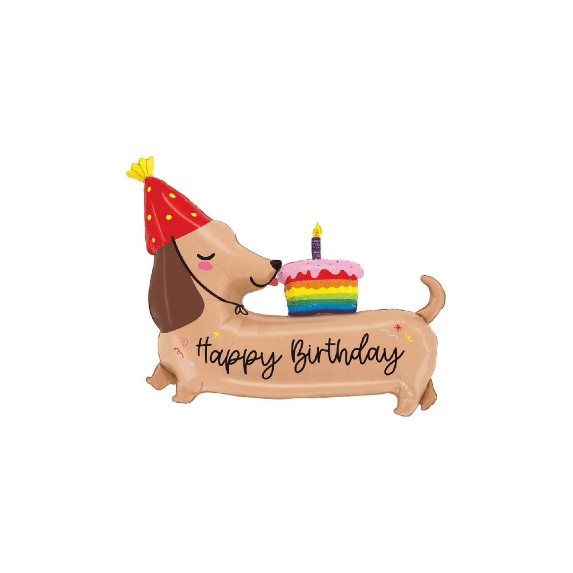 Anagram dog shaped foil balloon 43inch Dog shaped foil balloon 43" - Image 1