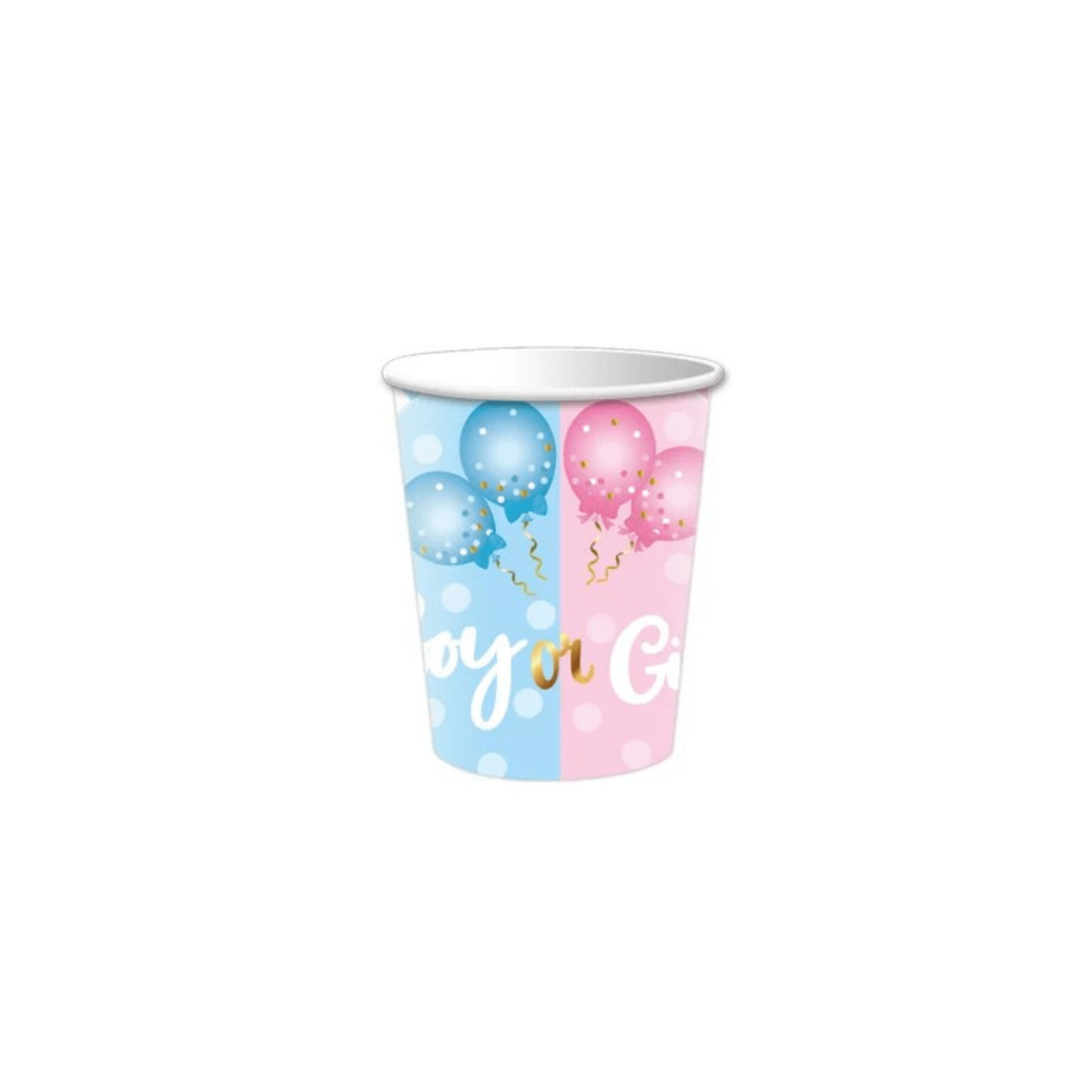 Baby shower 9oz cup 10ct.2.29 Gender reveal Paper cup - Image 1