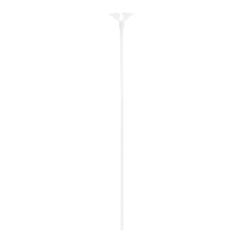 Balloon stick & cup white 12inch 6ct.2.99 Balloon stick 6ct. - Image 1